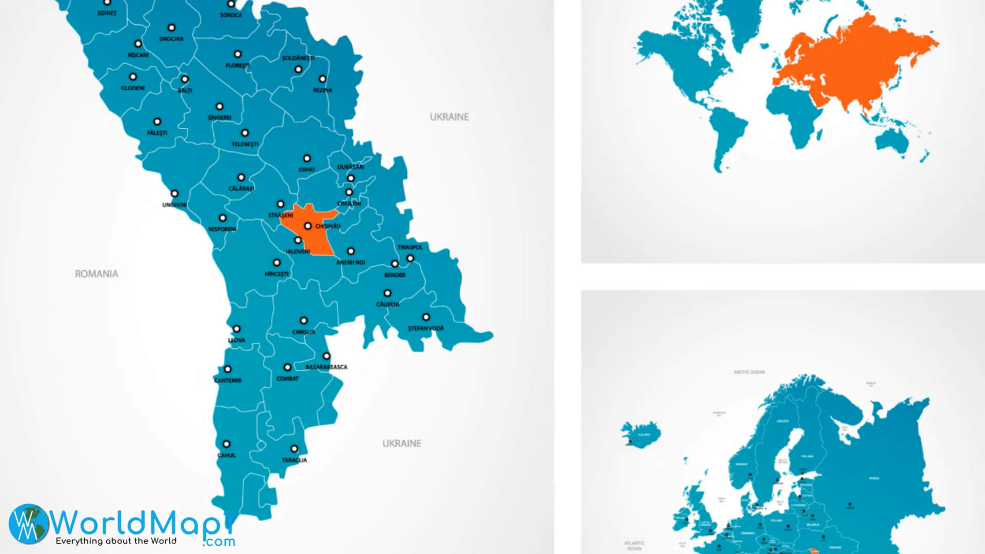 Where is Located Moldova in the World